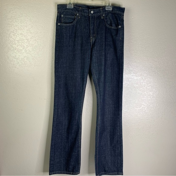 527 SLIM BOOTCUT MEN'S JEANS Size 34”X34” Dark Wash New Without Tags - Picture 7 of 7